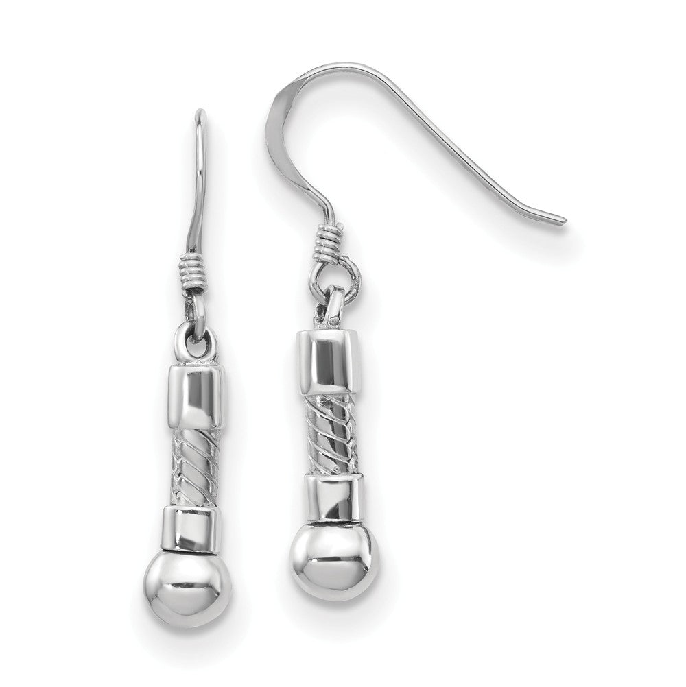 Sterling Silver Starter Bead Short Dangle Earrings, Item E9111 by The Black Bow Jewelry Co.