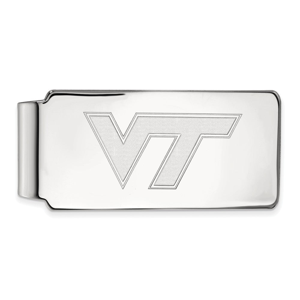 Sterling Silver Virginia Tech Money Clip, Item M10245 by The Black Bow Jewelry Co.