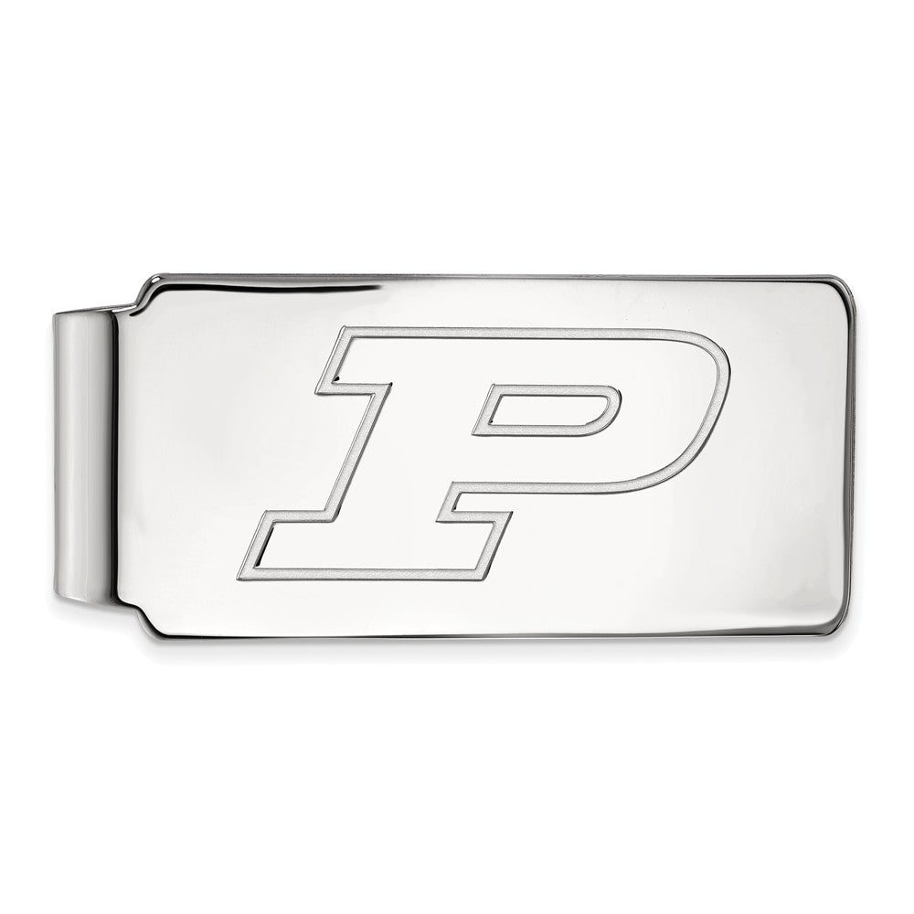 Sterling Silver Purdue Money Clip, Item M10247 by The Black Bow Jewelry Co.
