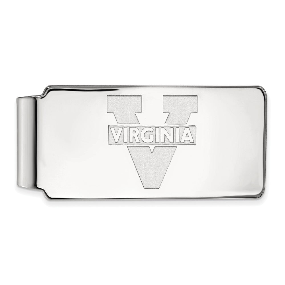 Sterling Silver U of Virginia Money Clip, Item M10287 by The Black Bow Jewelry Co.