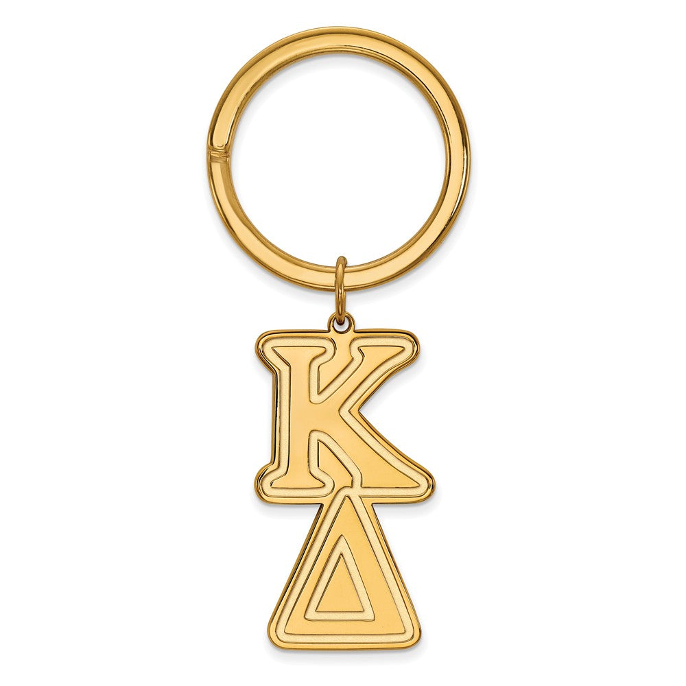 14K Plated Silver Kappa Delta Key Chain, Item M10356 by The Black Bow Jewelry Co.