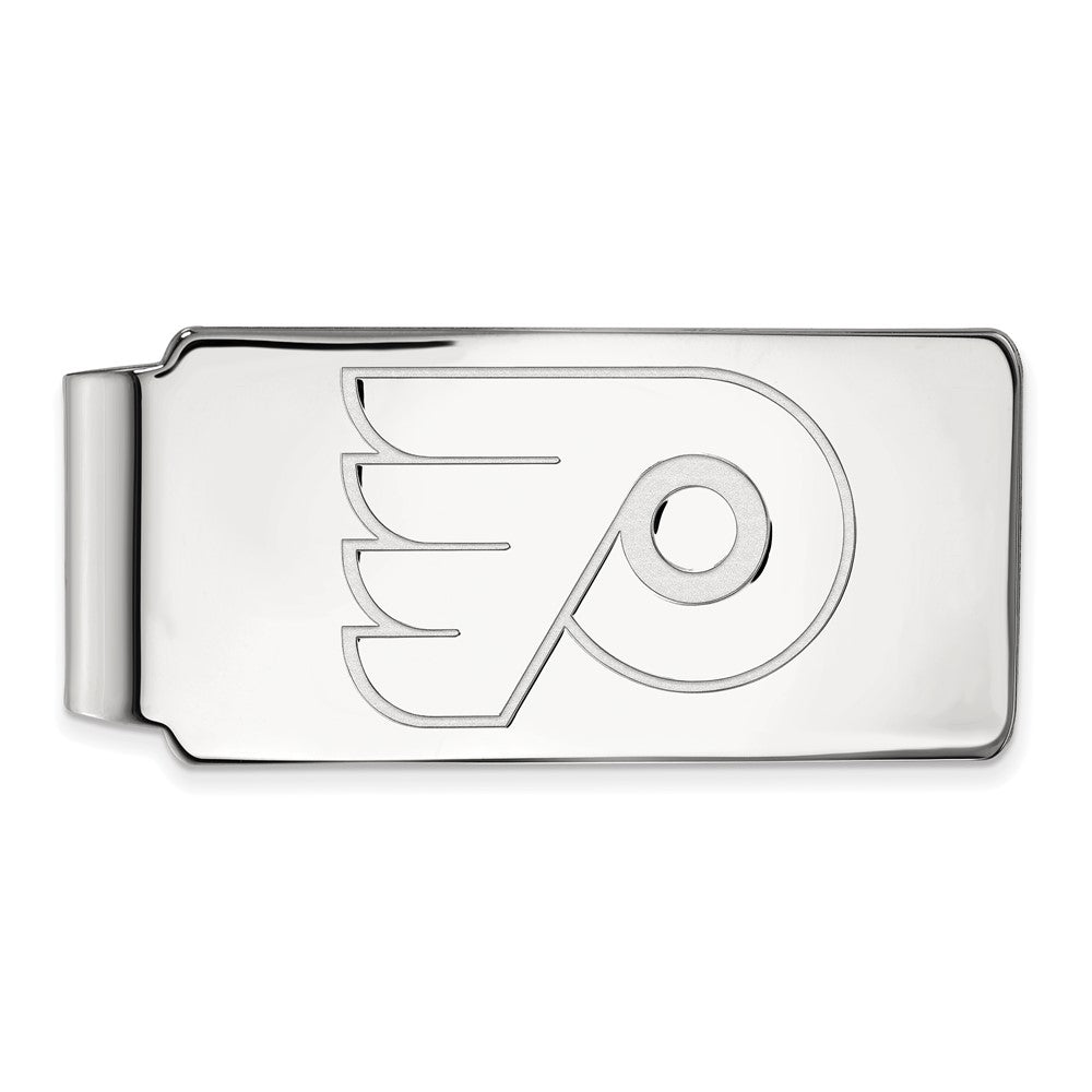 Sterling Silver NHL Philadelphia Flyers Money Clip, Item M10556 by The Black Bow Jewelry Co.