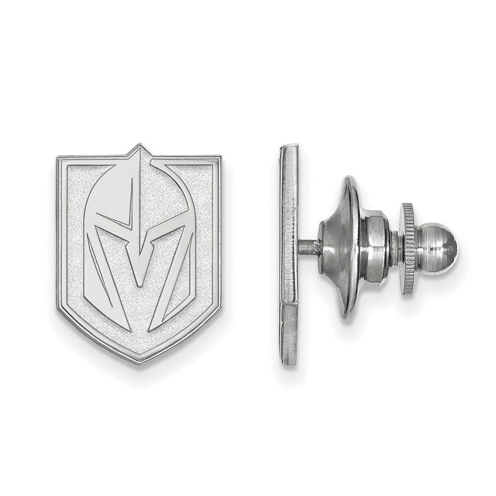Sterling Silver NHL Vegas Golden Knights Lapel/Tie Pin, Item M10925 by The Black Bow Jewelry Co.