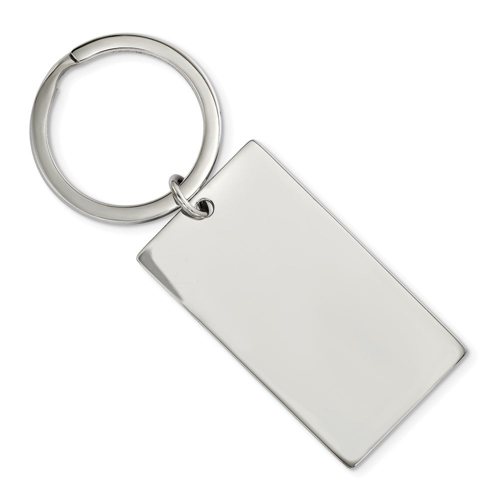 Sterling Silver Louisiana State Key Chain - The Black Bow Jewelry Company