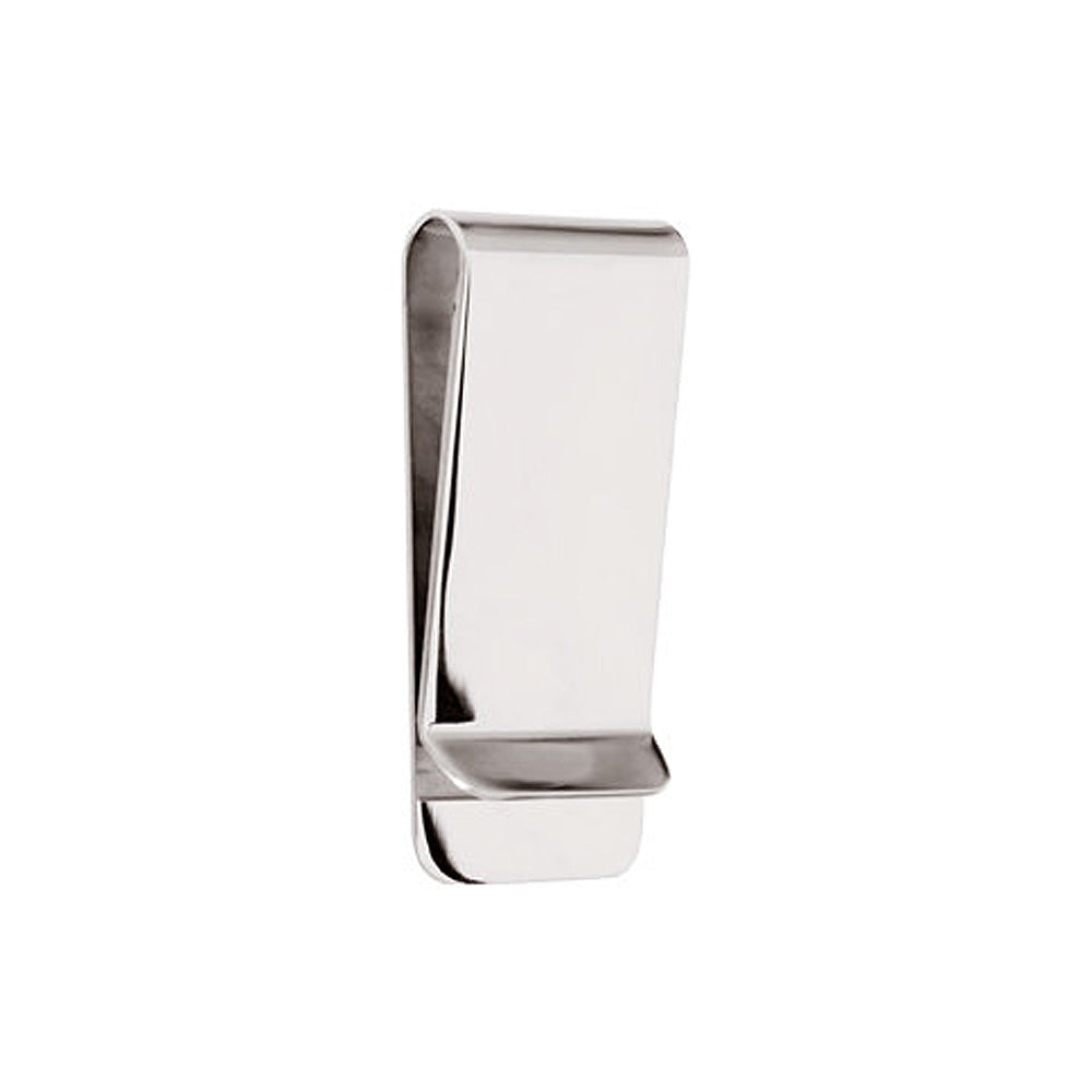 Alternate view of the Men&#39;s Wide Sterling Silver Money Clip by The Black Bow Jewelry Co.