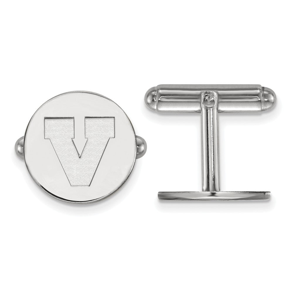 Sterling Silver University of Virginia Cuff Links, Item M9316 by The Black Bow Jewelry Co.