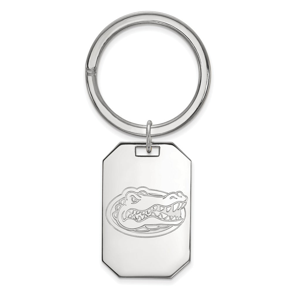 Sterling Silver U of Florida Key Chain, Item M9548 by The Black Bow Jewelry Co.