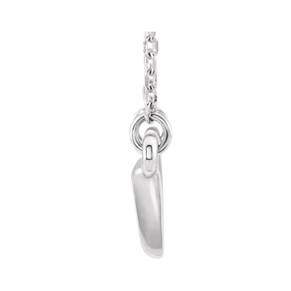 Initial Box Silver Chain Diamond Pendant Ladies Italian Horn Necklace -  China Jewelry and Silver Jewelry price | Made-in-China.com