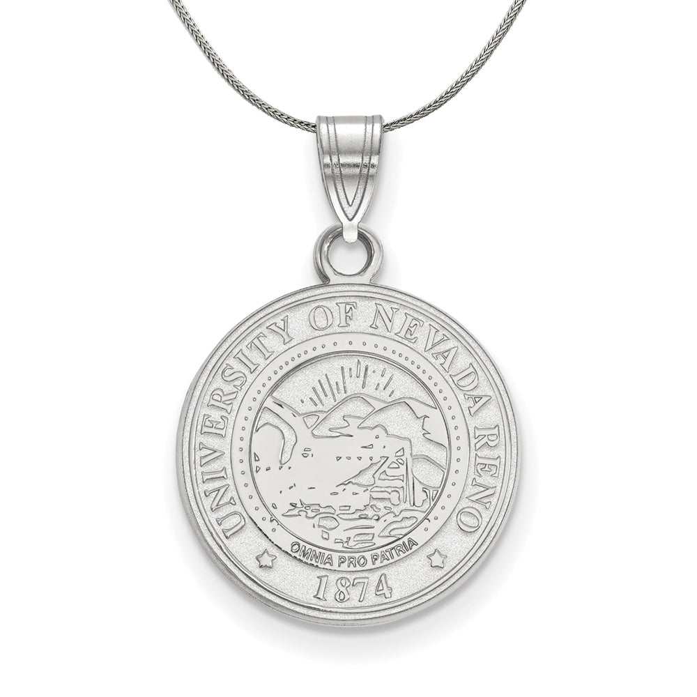 LogoArt Sterling Silver University of Louisville Medium Pendant Necklace