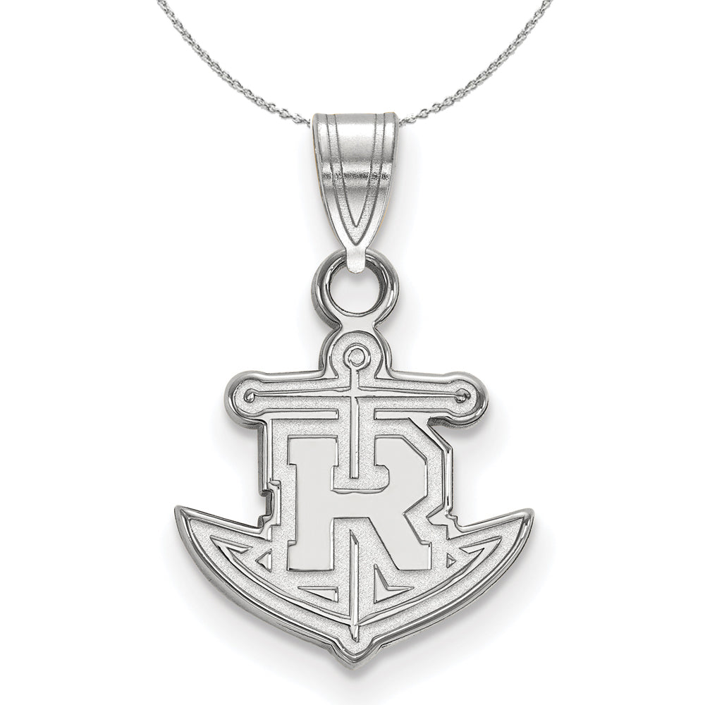 Sterling Silver Rollins College Small Pendant Necklace, Item N17386 by The Black Bow Jewelry Co.