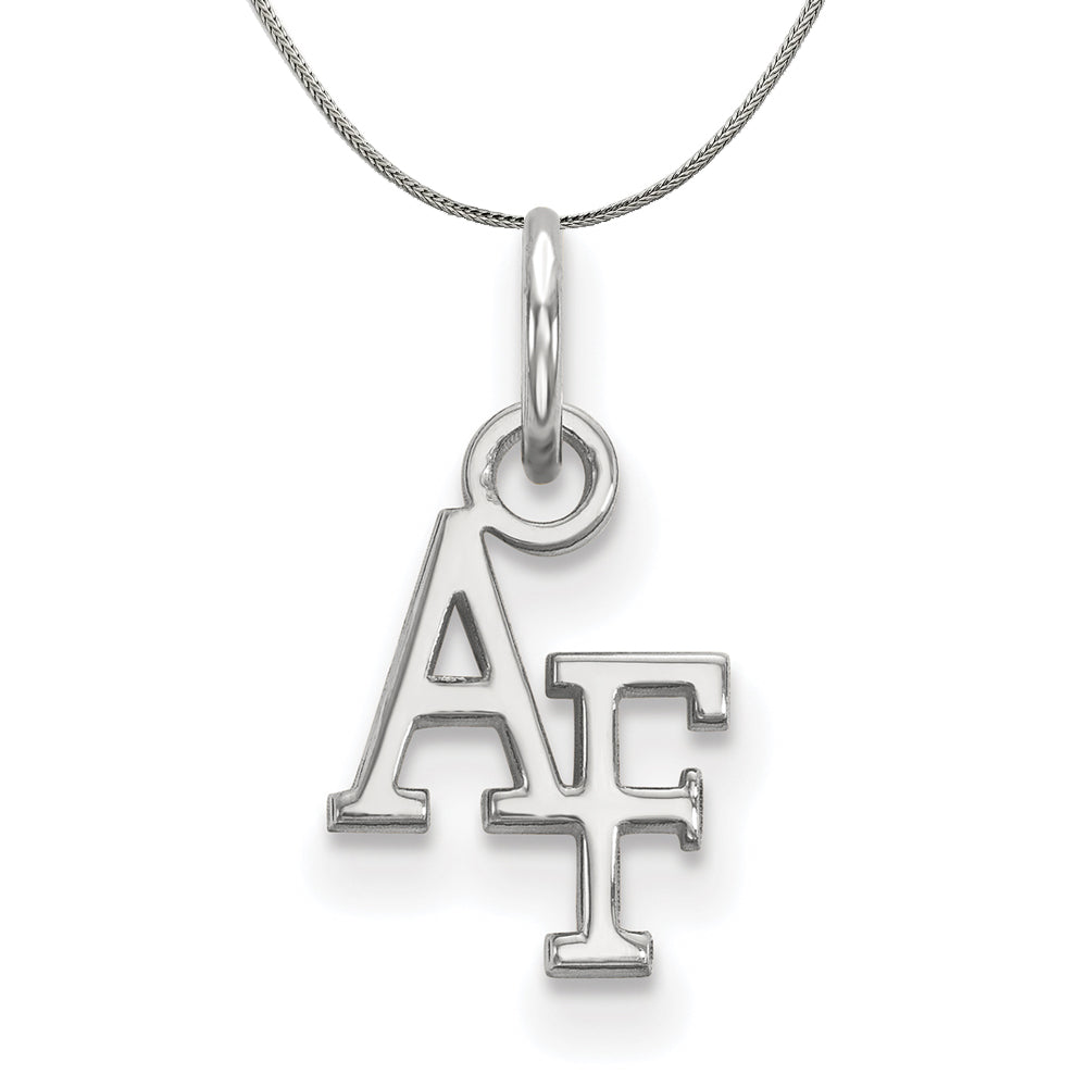 Sterling Silver Air force Academy XS (Tiny) Pendant Necklace, Item N17671 by The Black Bow Jewelry Co.