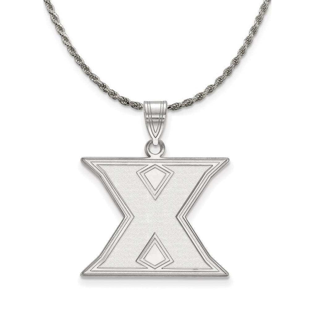 Sterling Silver Xavier U. Large Initial X Necklace - The Black Bow Jewelry  Company