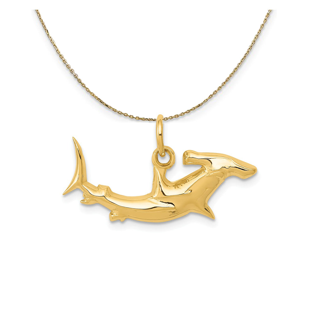 Luxurman 10K Gold Mens Fully Paved Diamond Shark Pendant 1.5ctw (Rose Gold)  | Amazon.com