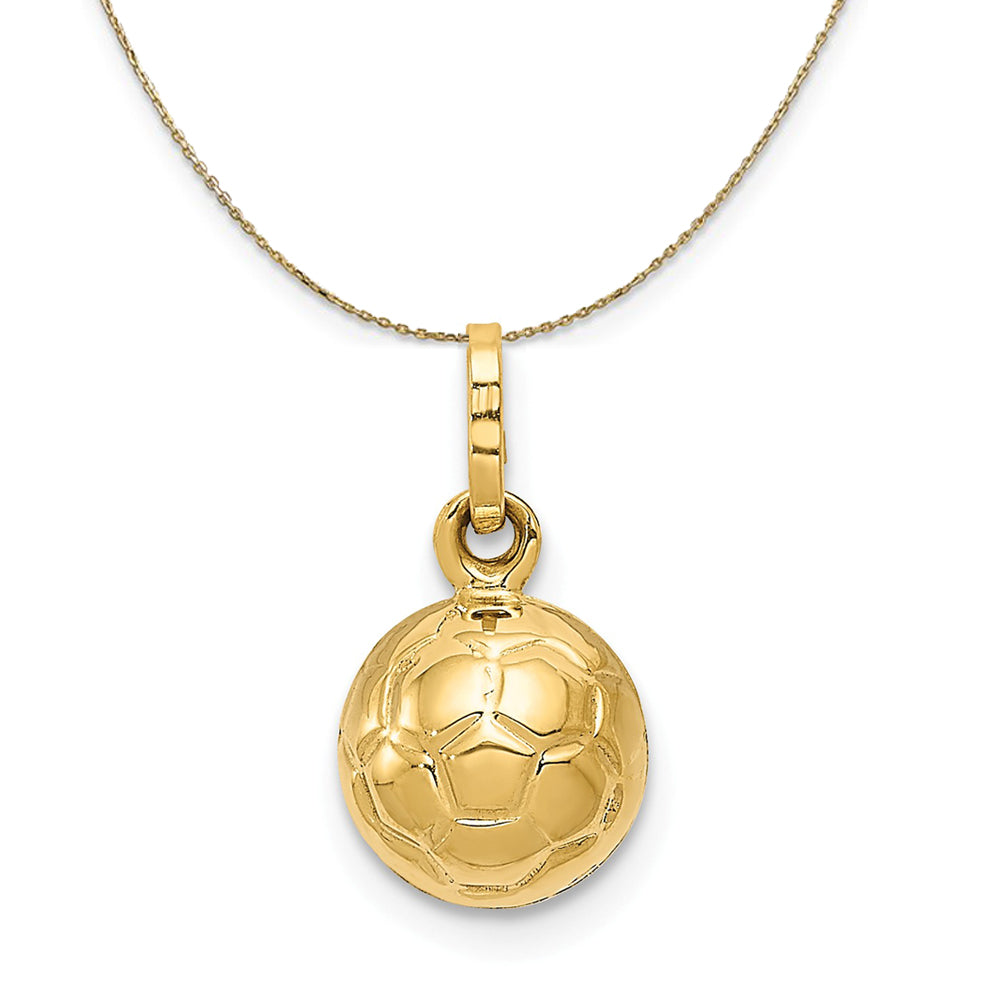 Soccer Ball Necklace Silver with Chain | Soccer Stuff & More