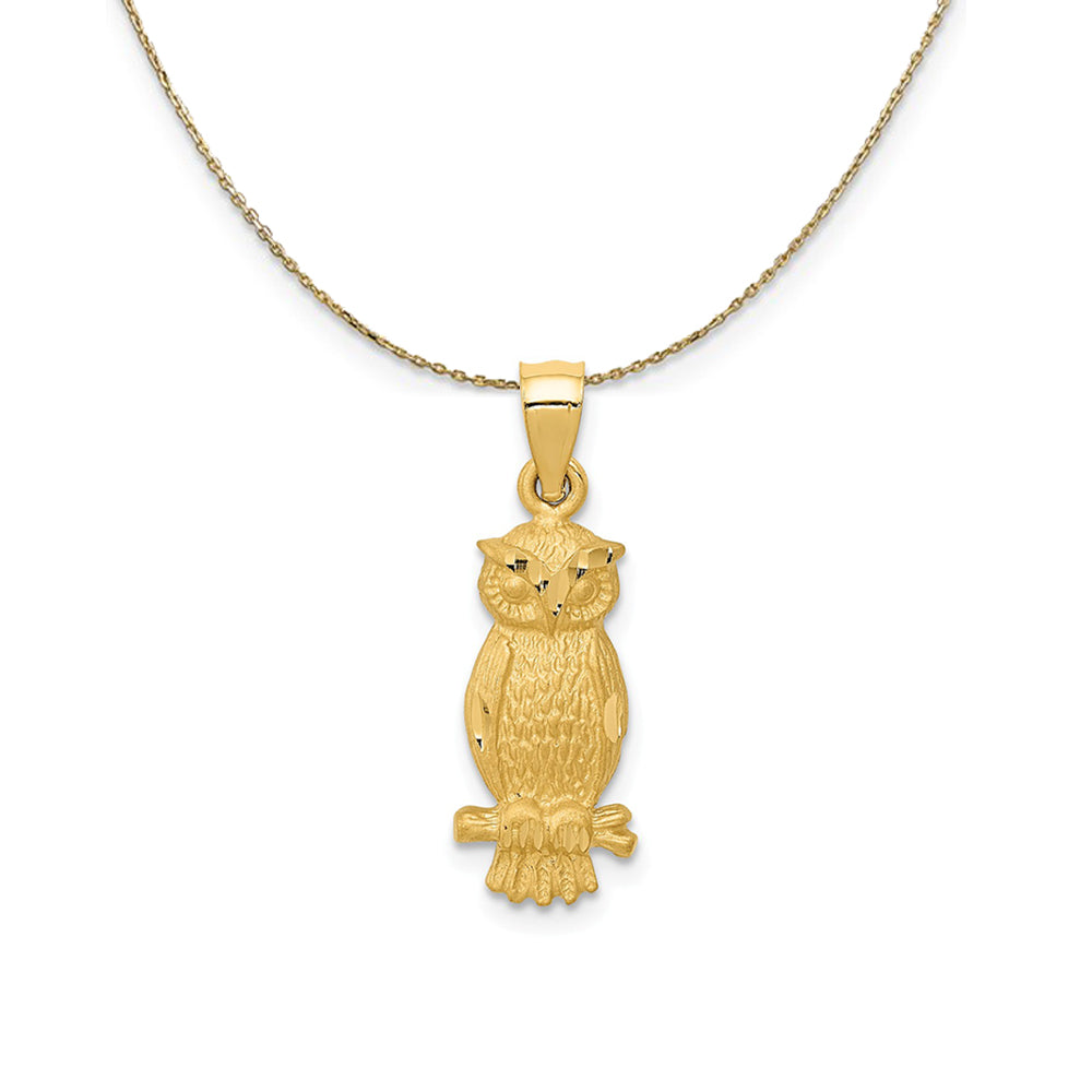 18K Gold Owl Necklace - Garo Boyadjian