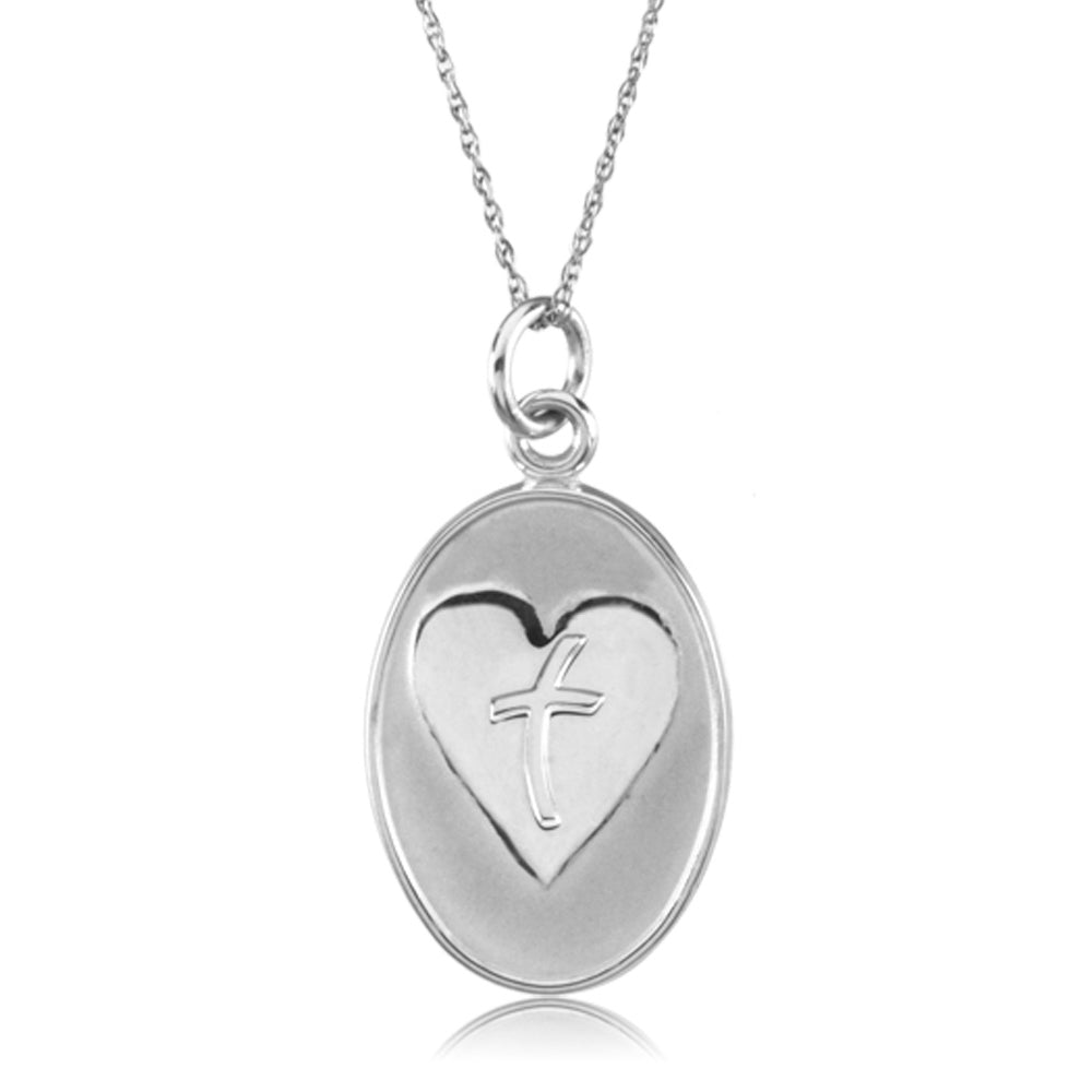 Loss of Father Memorial Necklace in Sterling Silver, Item N8099 by The Black Bow Jewelry Co.