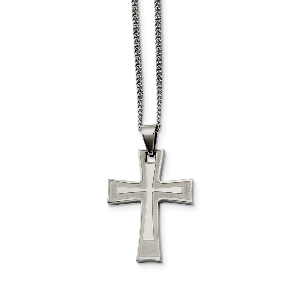 Stainless Steel Traditional Celtic Cross Necklace