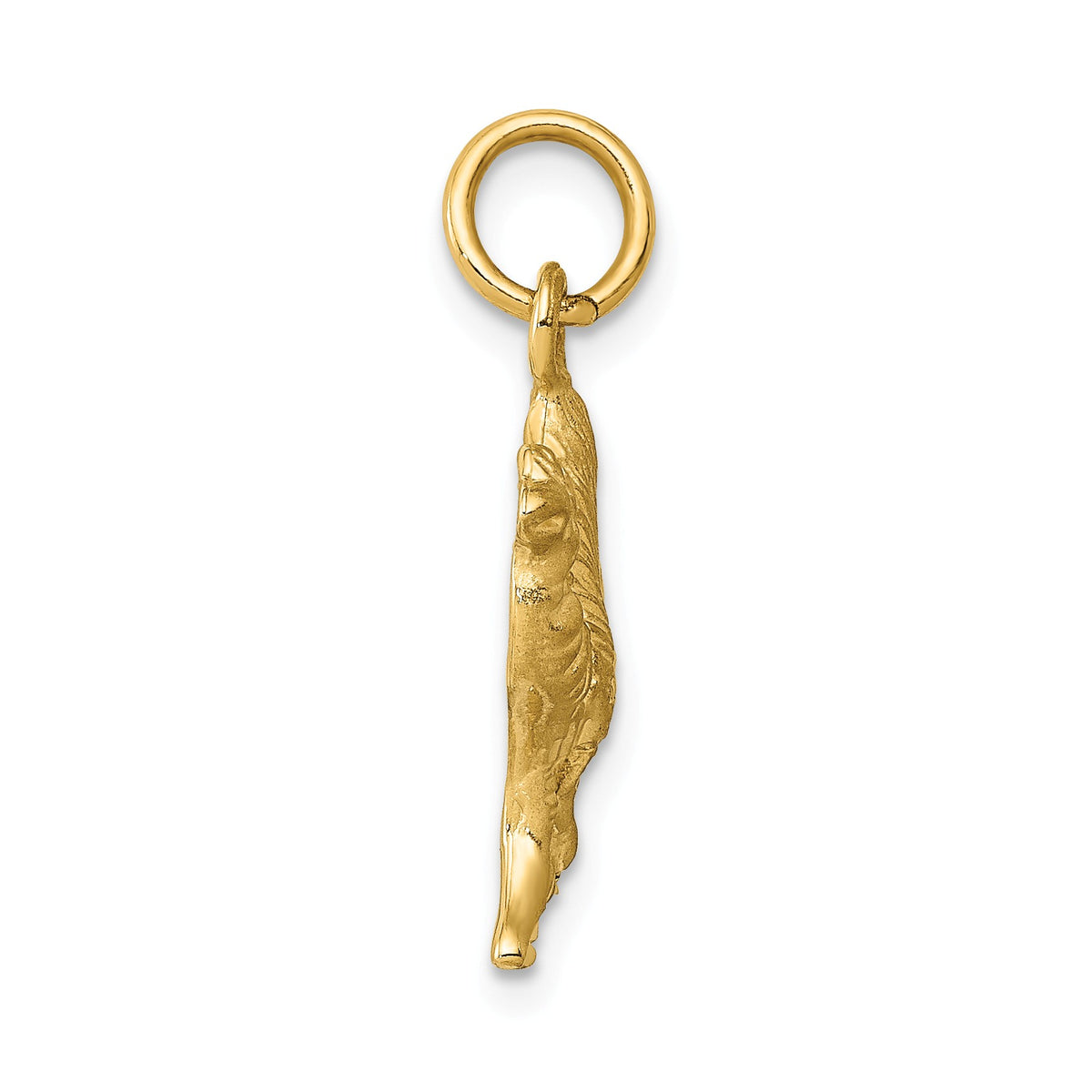 Alternate view of the 14k Yellow Gold Arabian Camel Charm or Pendant by The Black Bow Jewelry Co.