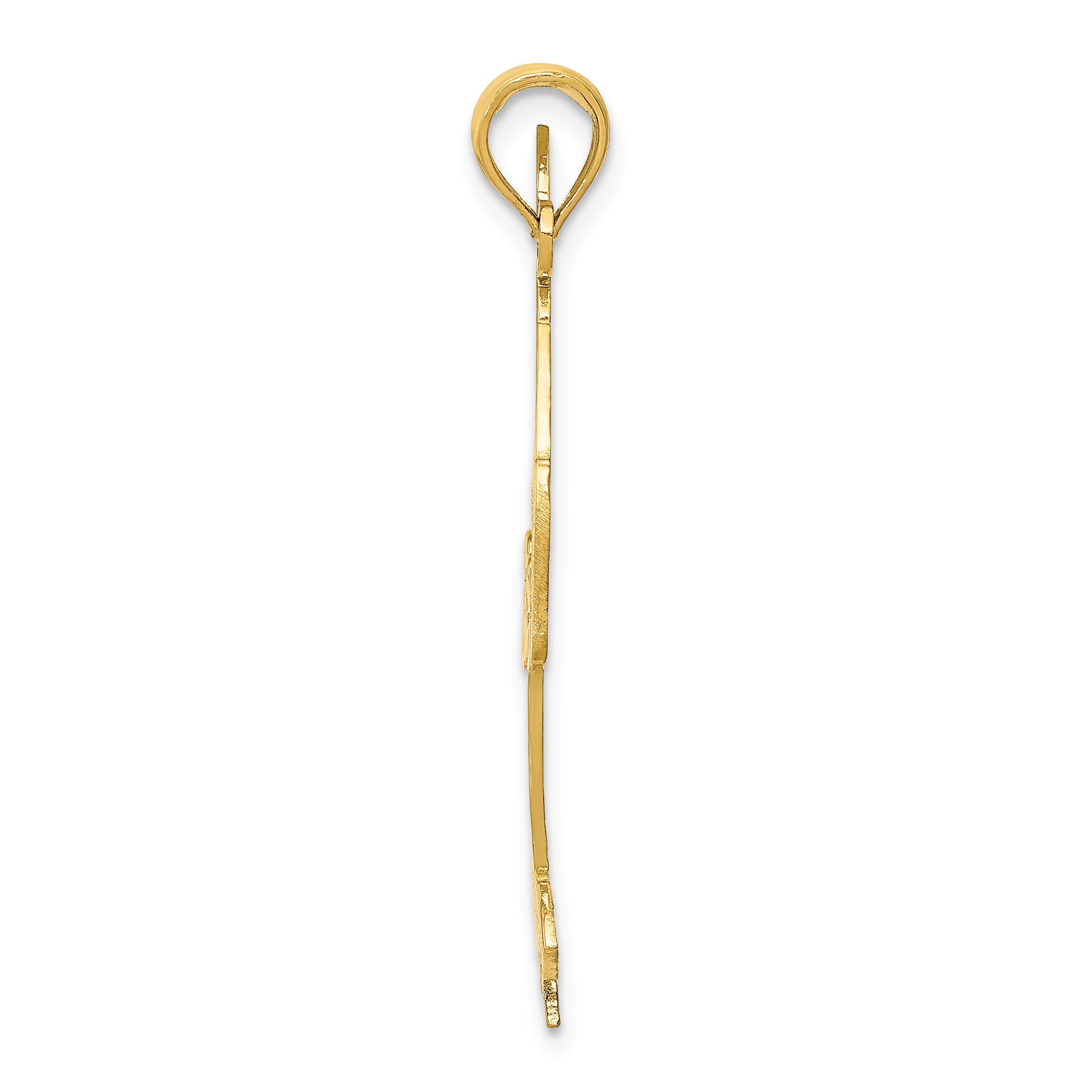 14k Yellow Gold Pummel Horse Gymnast Pendant - The Black Bow Jewelry ...