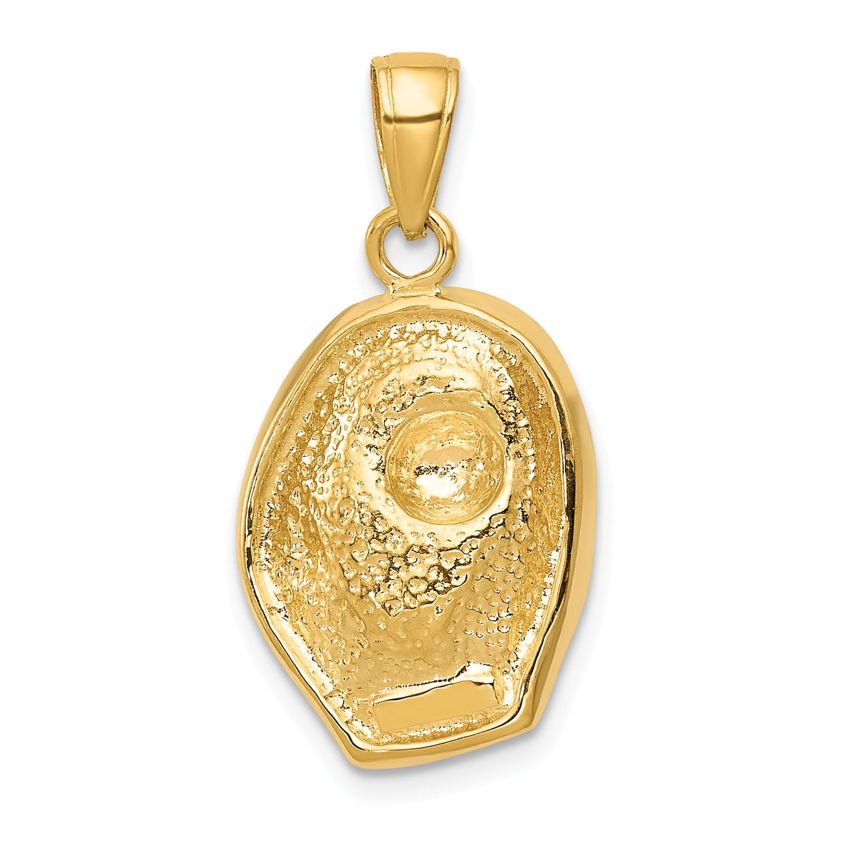 Alternate view of the 14k Yellow Gold Baseball Glove and Ball Pendant by The Black Bow Jewelry Co.