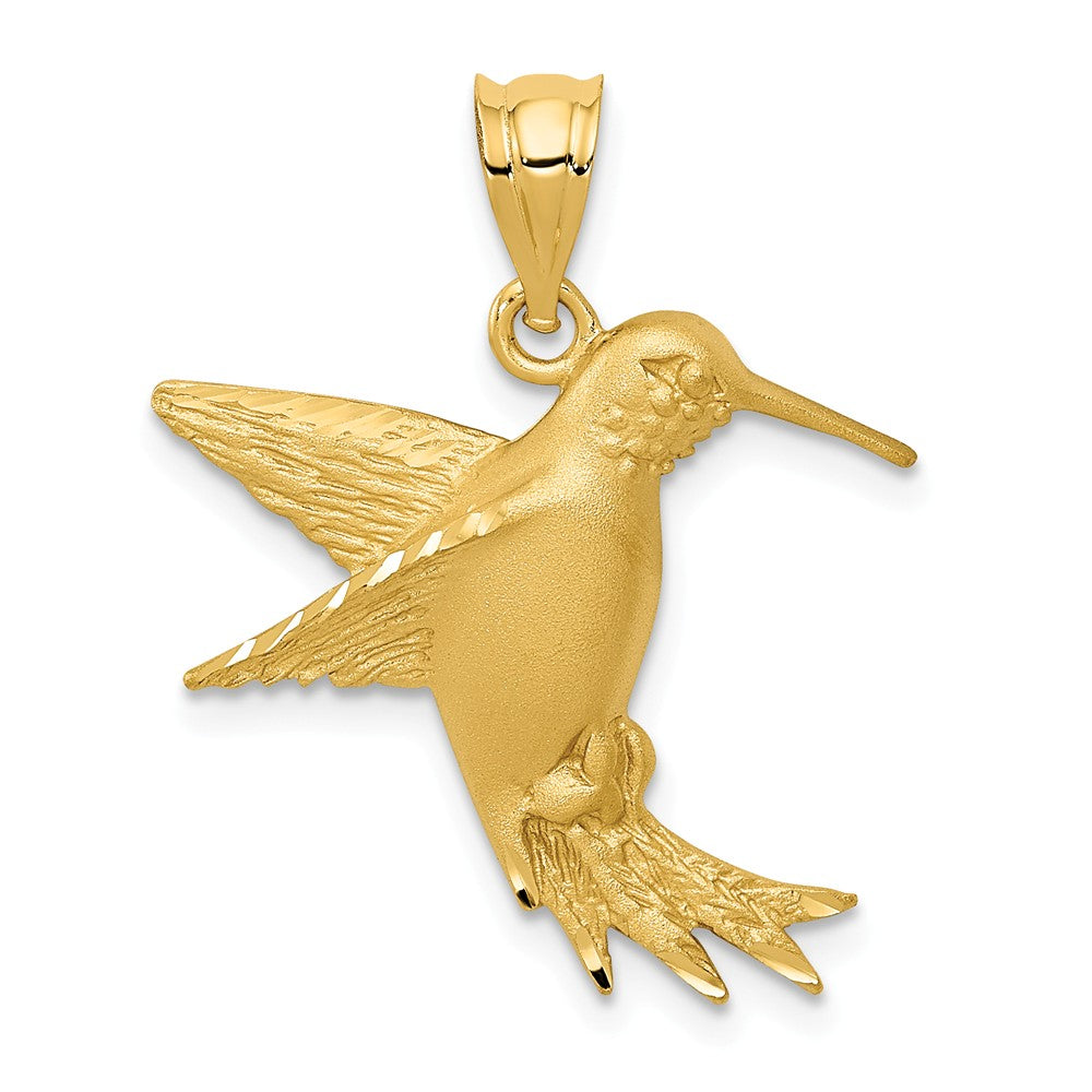 14k Yellow Gold Hummingbird Pendant : Amazon.ca: Clothing, Shoes &  Accessories