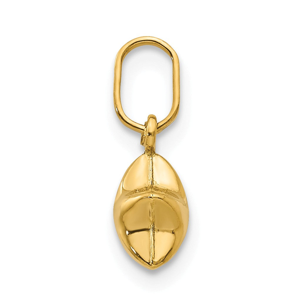 Alternate view of the 14k Yellow Gold Tiny 6mm Puffed Star Charm by The Black Bow Jewelry Co.