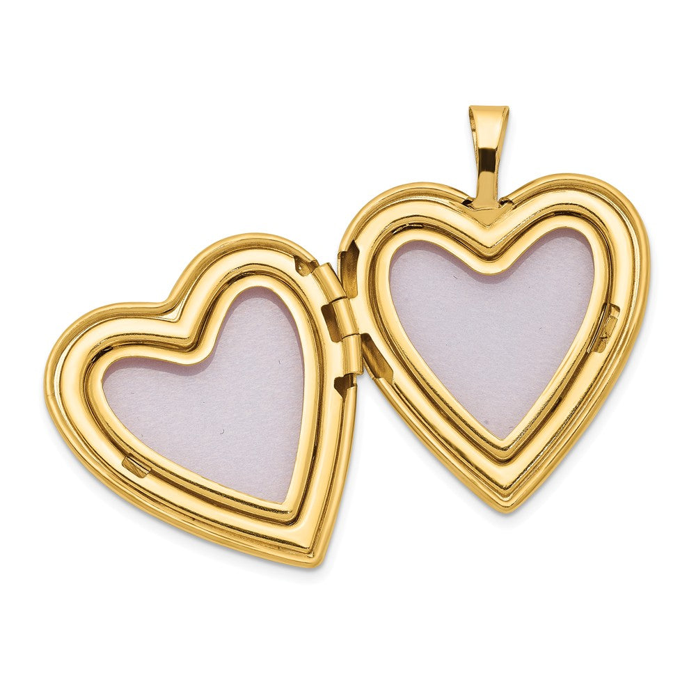 2mm Gold Be Mine Enamel Heart Chain