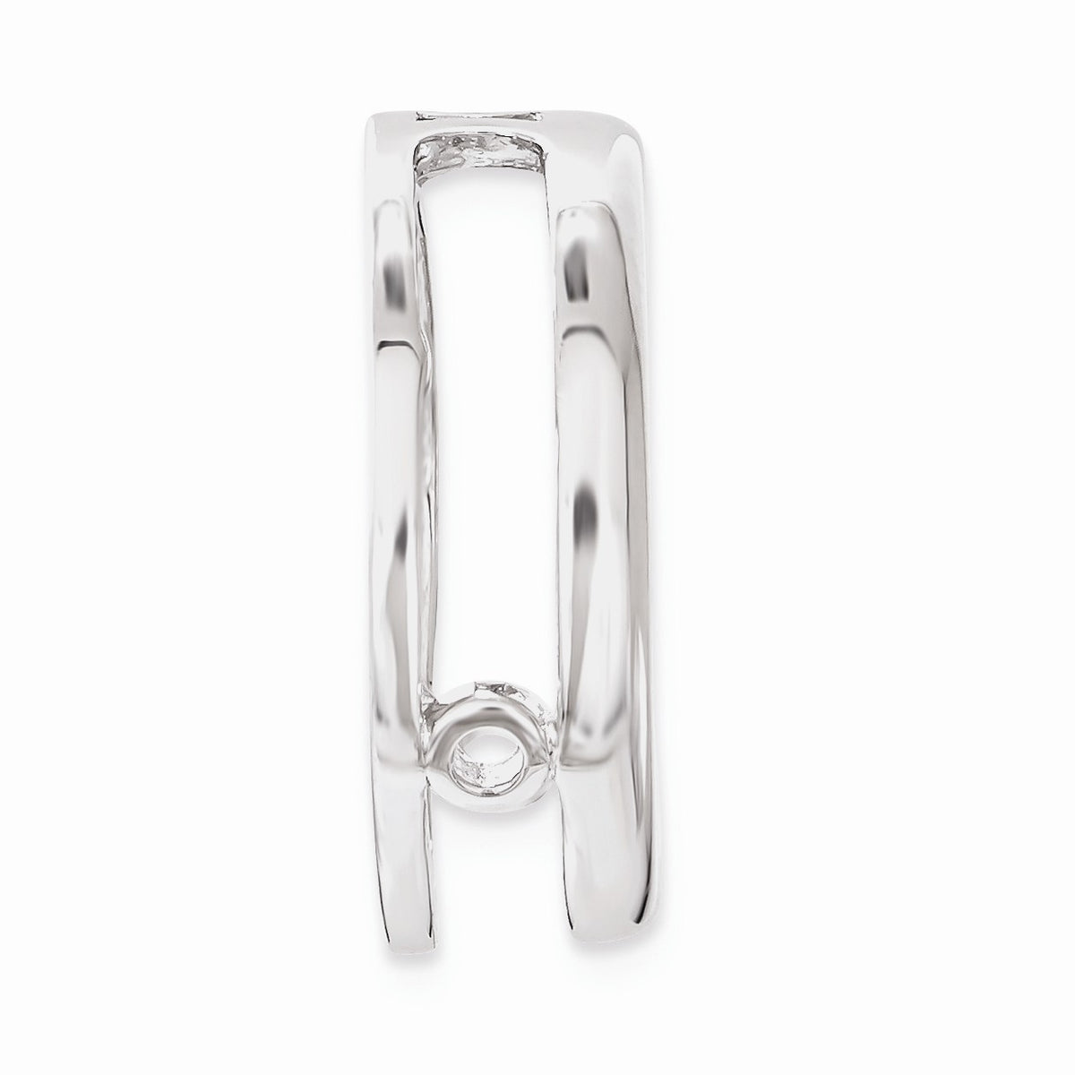 Alternate view of the Sterling Silver Stackable Expressions Small Aries Zodiac Slide, 12mm by The Black Bow Jewelry Co.