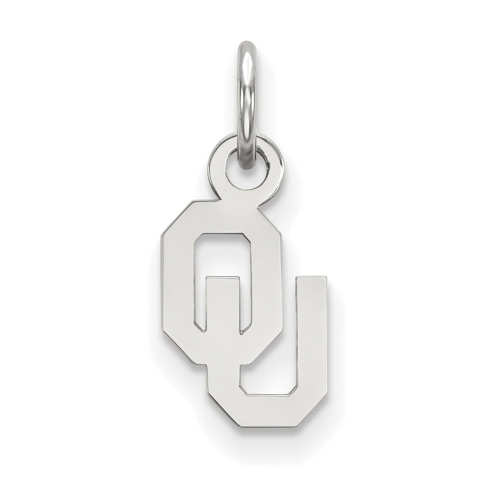 Sterling Silver U. of Oklahoma XS (Tiny) Charm or Pendant, Item P14981 by The Black Bow Jewelry Co.