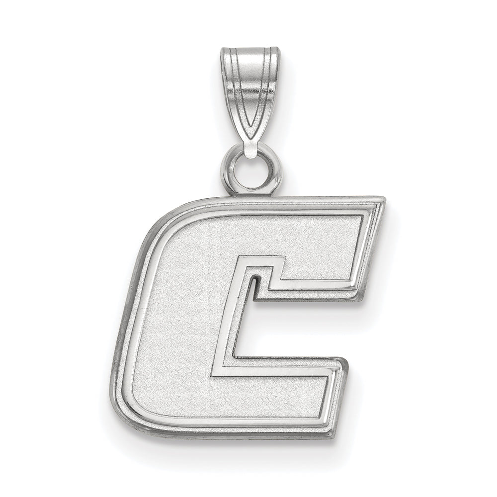 Sterling Silver U. of Tennessee at Chattanooga Small Initial C Pendant, Item P14989 by The Black Bow Jewelry Co.