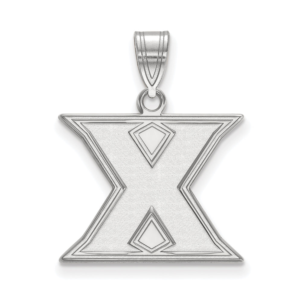 Sterling Silver Xavier U. Medium Initial X Pendant, Item P15062 by The Black Bow Jewelry Co.