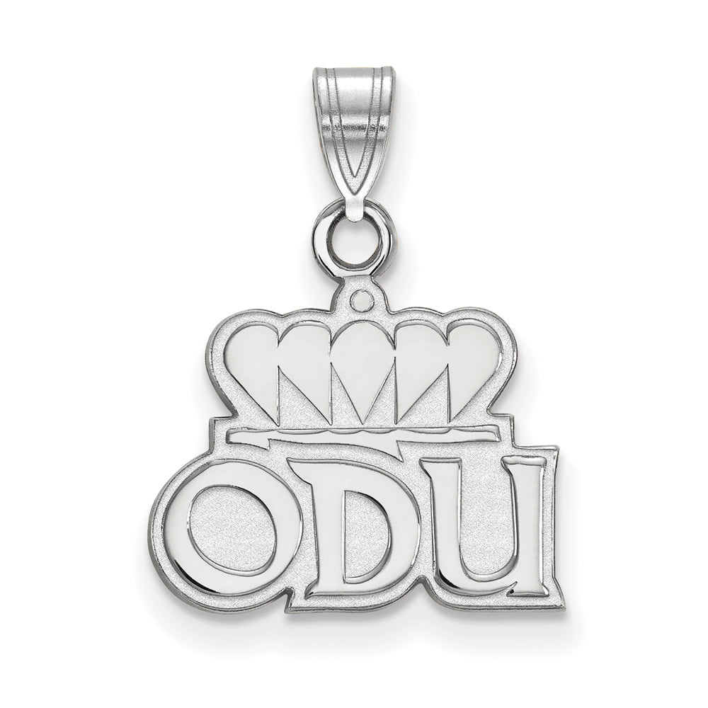 Sterling Silver Old Dominion U. Small Pendant, Item P15276 by The Black Bow Jewelry Co.