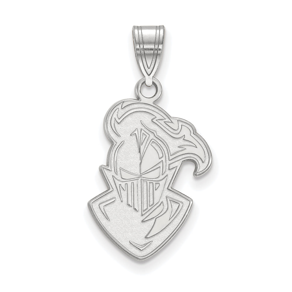 10k White Gold Furman U Large Mascot Pendant, Item P15912 by The Black Bow Jewelry Co.