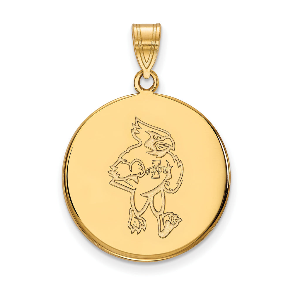 Iowa State University 10K Yellow Gold Small Pendant