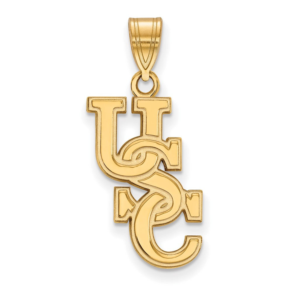 10k Yellow Gold South Carolina Large &#39;USC&#39; Pendant, Item P16525 by The Black Bow Jewelry Co.