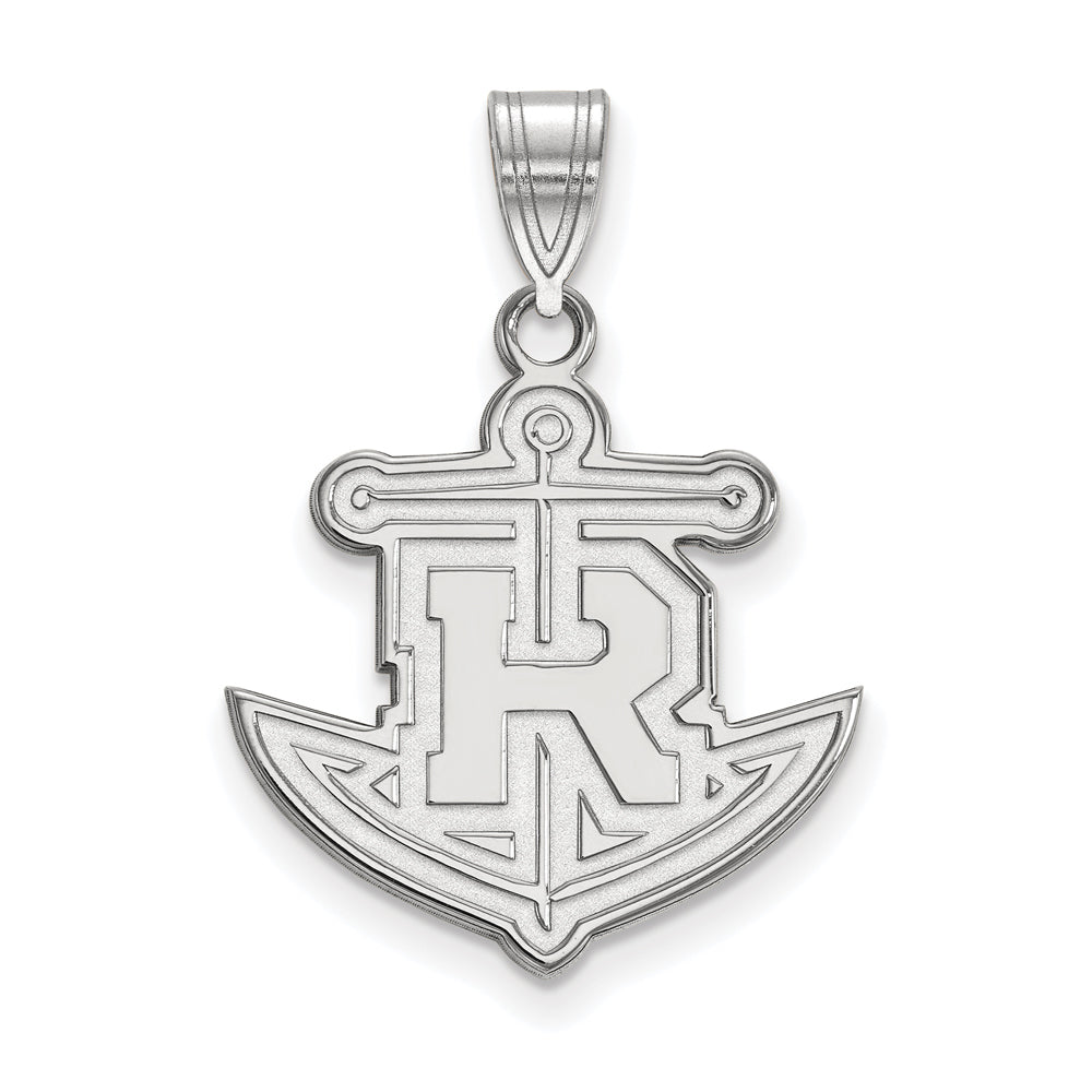 14k White Gold Rollins College Large Pendant, Item P16603 by The Black Bow Jewelry Co.