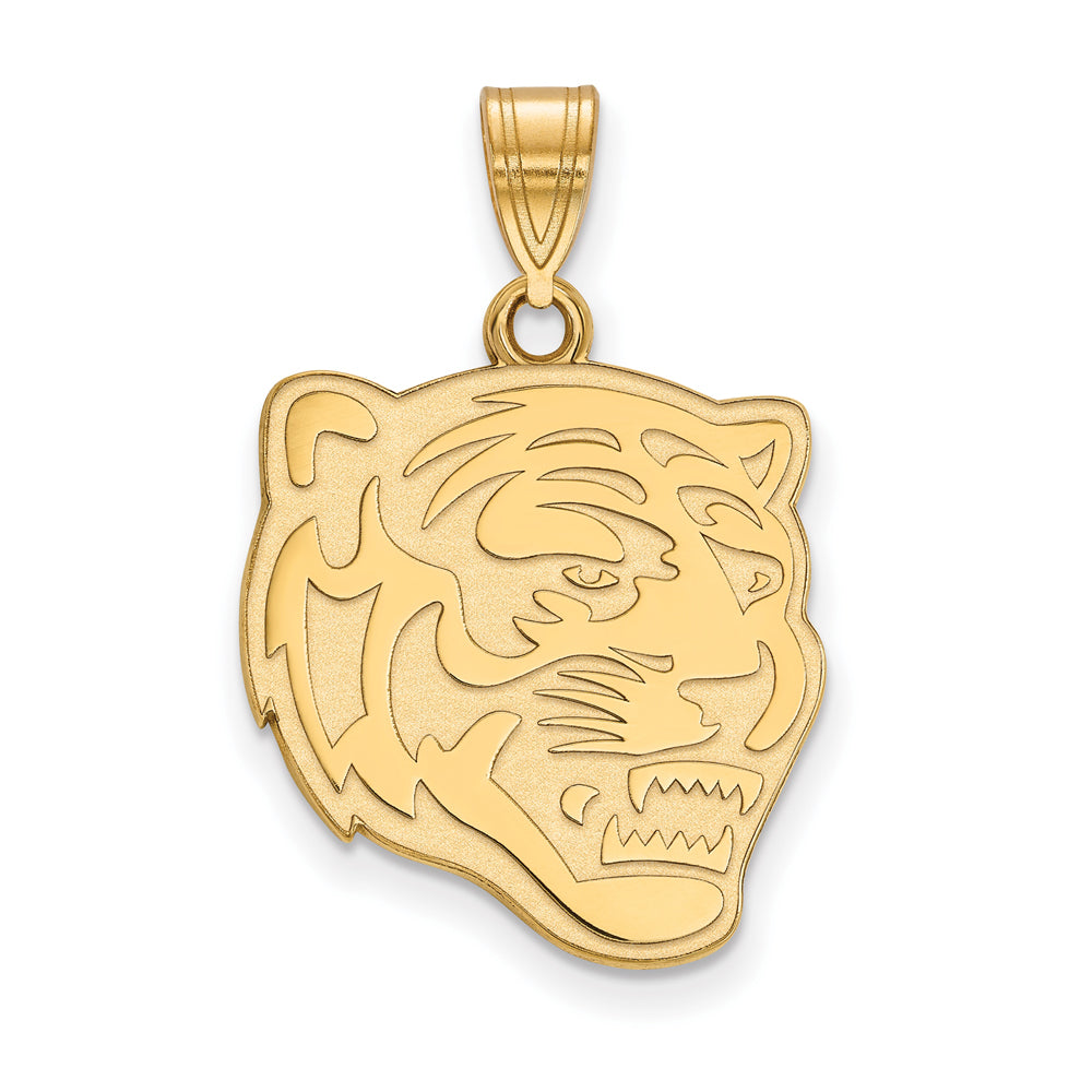 14k Yellow Gold U. of Memphis Large Mascot Pendant, Item P17271 by The Black Bow Jewelry Co.