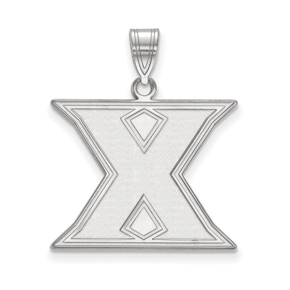 Sterling Silver Xavier U. Large Initial X Pendant, Item P17904 by The Black Bow Jewelry Co.