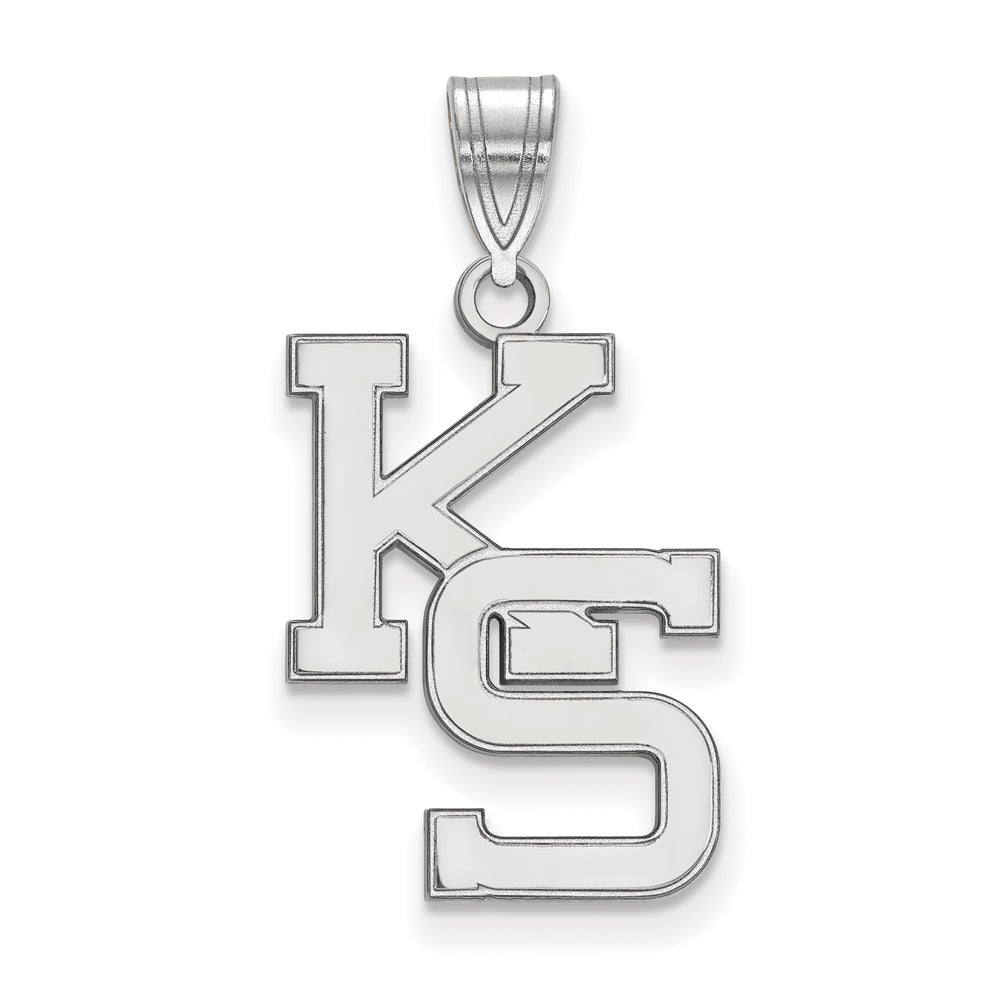 Sterling Silver LogoArt Louisiana State University Medium Disc Pendant