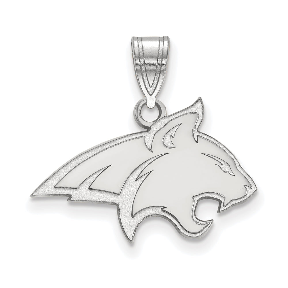 Sterling Silver Montana State Medium Mascot Pendant, Item P19424 by The Black Bow Jewelry Co.