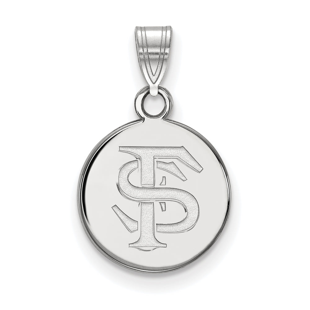 10K White Gold University of Louisville Xs Pendant