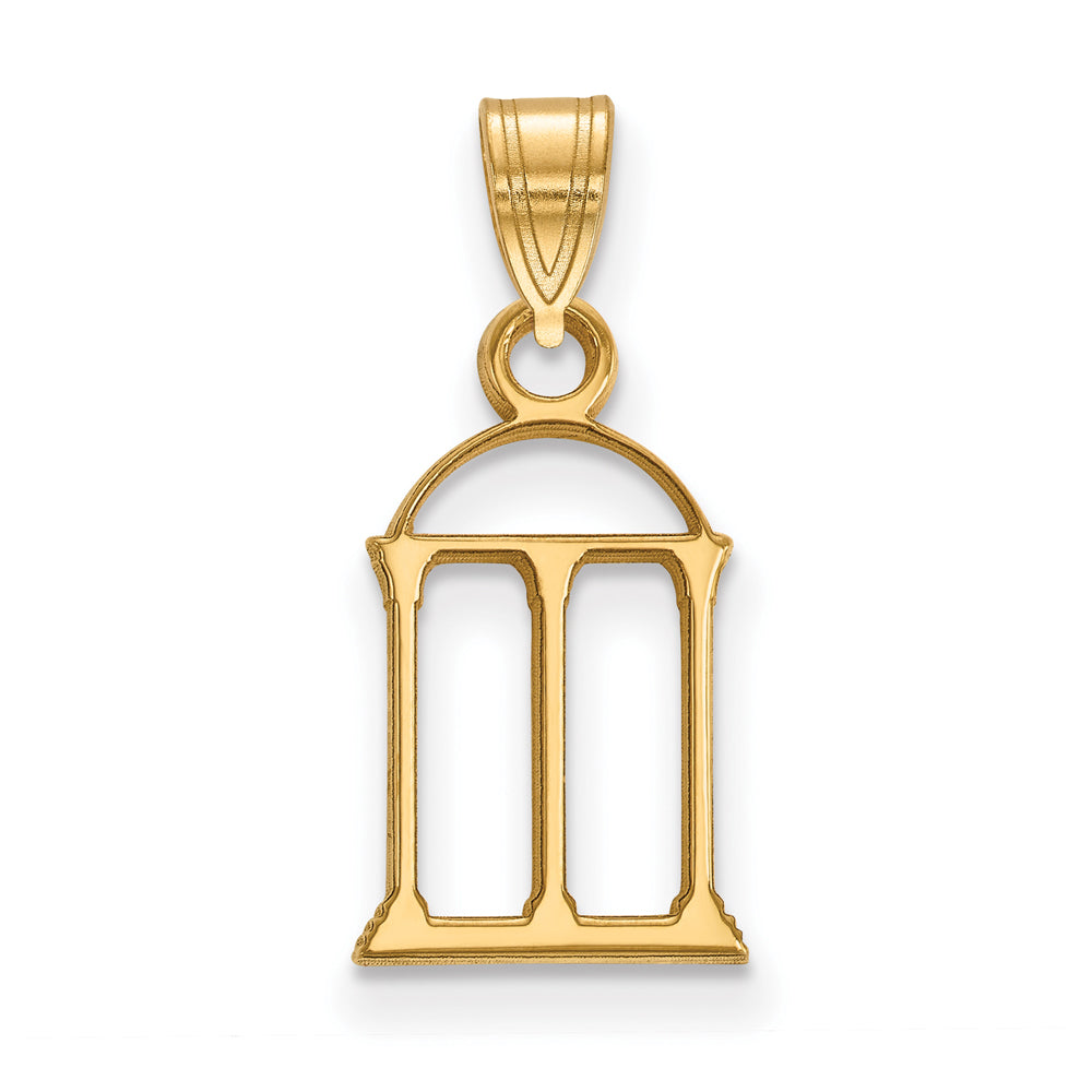 14k Gold Plated Silver U. of Georgia Small Logo Pendant, Item P20996 by The Black Bow Jewelry Co.