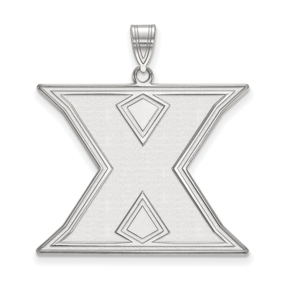 Sterling Silver Xavier U. XL Initial X Pendant, Item P22498 by The Black Bow Jewelry Co.