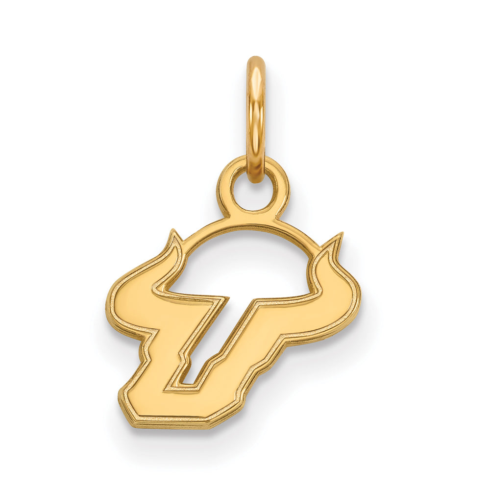 10k Yellow Gold South Florida XS (Tiny) Charm or Pendant, Item P22842 by The Black Bow Jewelry Co.