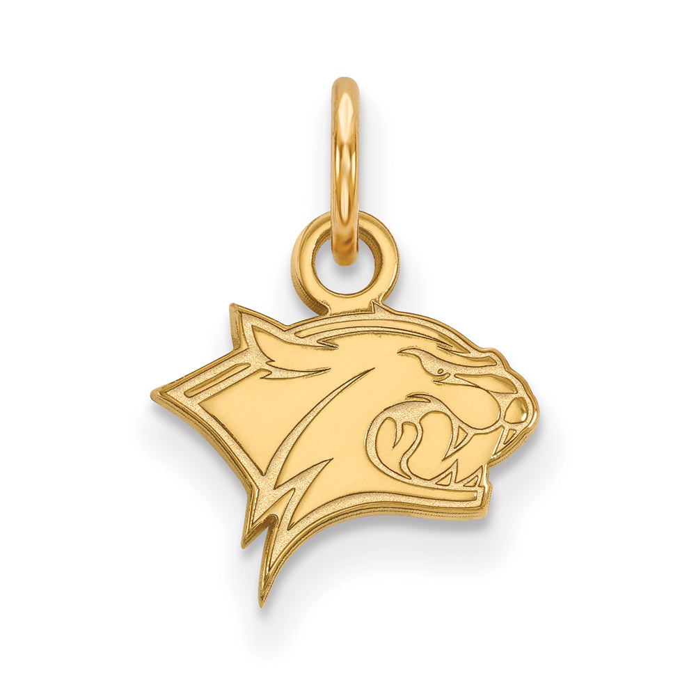 10k Yellow Gold U. of New Hampshire XS (Tiny) Charm or Pendant, Item P22846 by The Black Bow Jewelry Co.