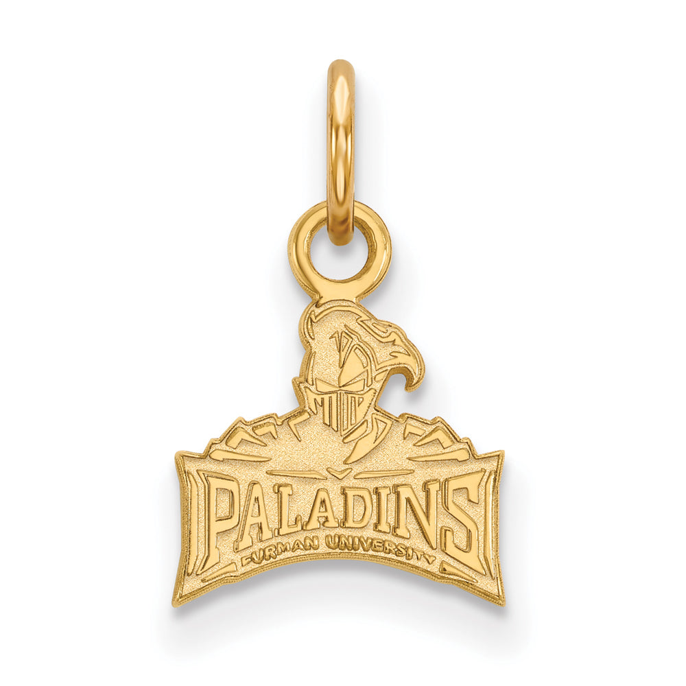 14k Gold Plated Silver Furman U XS (Tiny) Charm or Pendant, Item P24929 by The Black Bow Jewelry Co.