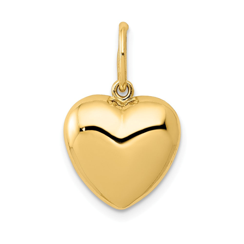 Quality Gold Sterling Silver Rhodium-plated Puffed Heart Locket Bracelet