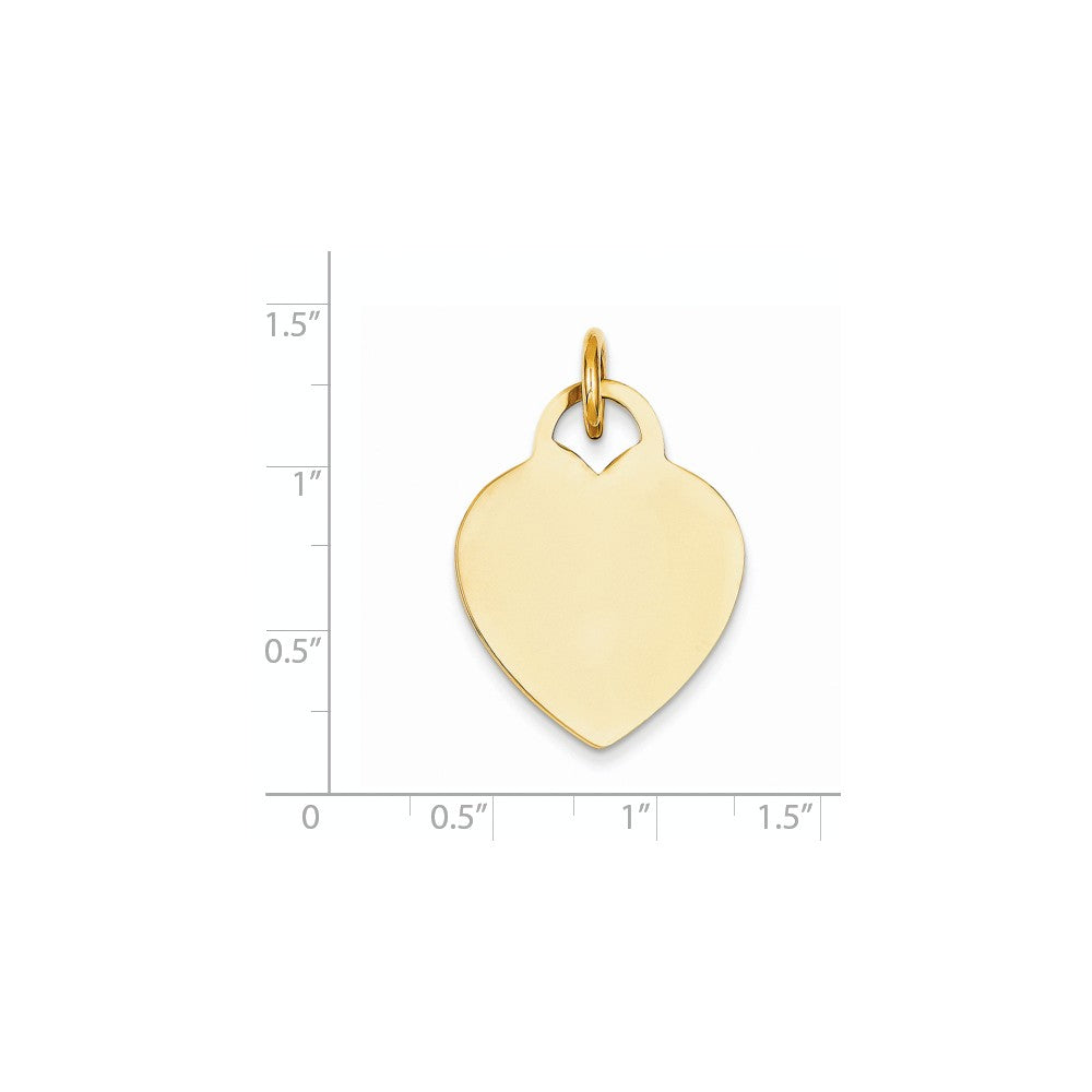 Gold disc charm on sale engravable