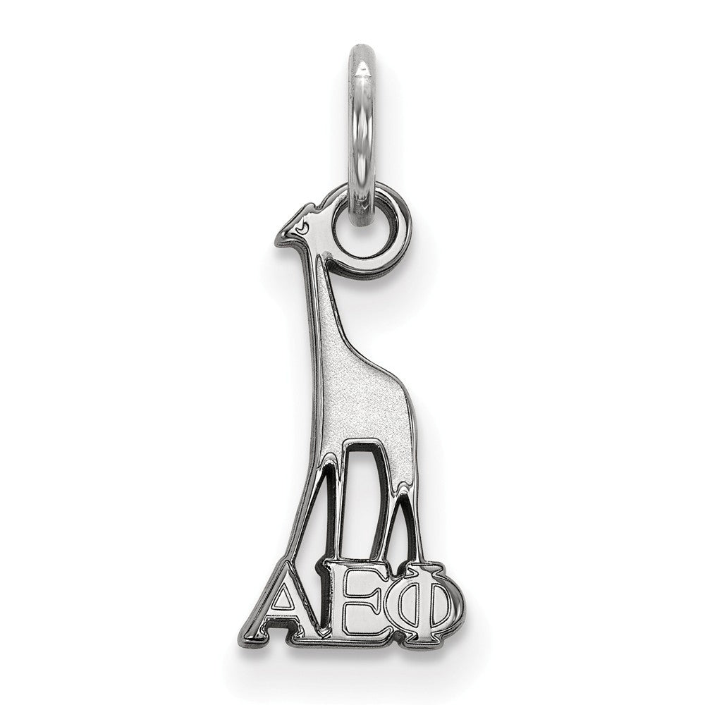 Sterling Silver Alpha Epsilon Phi XS (Tiny) Charm or Pendant, Item P27250 by The Black Bow Jewelry Co.