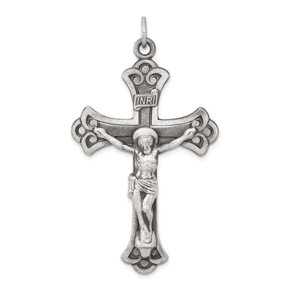 Sterling Silver Cross Bracelet With Unique Design Crucifix 